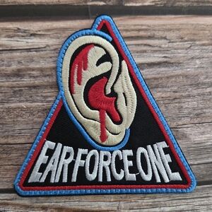 Donald Trump Ear Force One Hilarious Embroidered Iron on Patch 2020 2024